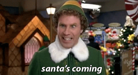 Will Ferrel en una escena de su película navideña más icónica diciendo que Santa ya viene junto con la guía de regalos navideños de TikTok.- Blog Hola Telcel 