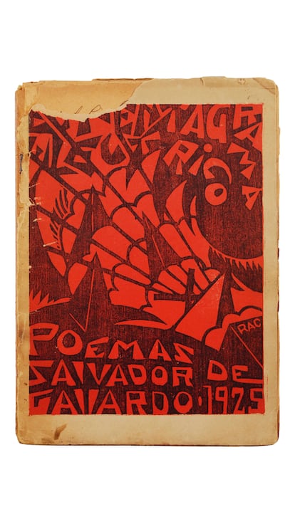 'El pentagrama eléctrico', Salvador Gallardo, cubierta de Ramón Alva de la canal, México, 1924.