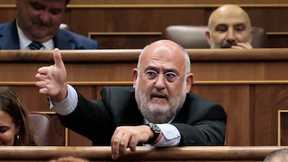 Eduard Pujol, en el Congreso de los Diputados.