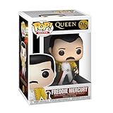 Funko Pop! Rocks: Queen-Freddie Mercury Wembley 1986 - Figura de Vinilo Coleccionable - Idea de...