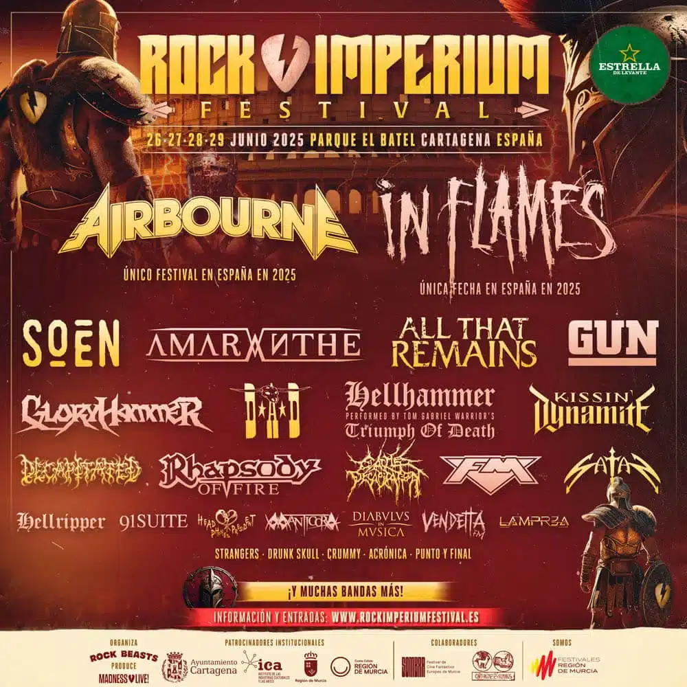 Rock Imperium 2025 confirma a Airbourne y 10 bandas más, cartel y entradas 4 cartel rock imperium 2025 airbourne jpg
