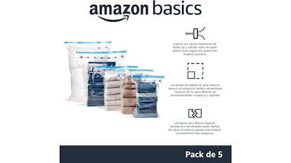 Estas son las mejores bolsas para guardar la ropa al vacío que se pueden comprar en Amazon