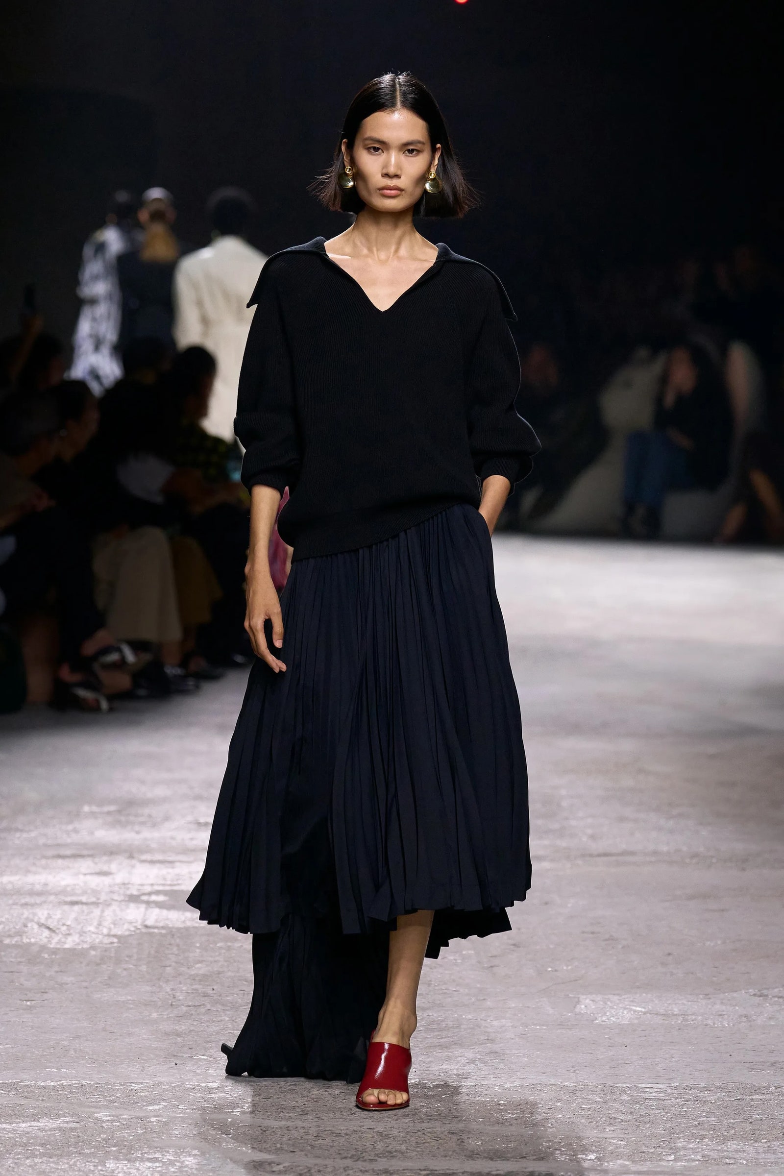 Image may contain Fashion Adult Person and Runway