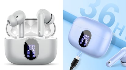 Estos auriculares inalámbricos a la venta en Amazon son impermeables y resistentes al sudor.
