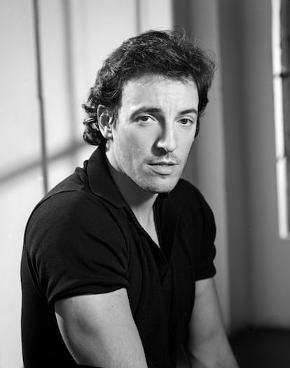 Bruce Springsteen en Nueva York en 1980.