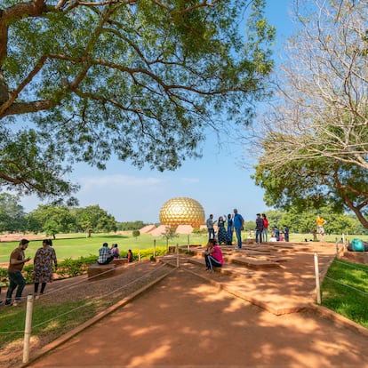 Vista de Auroville. 