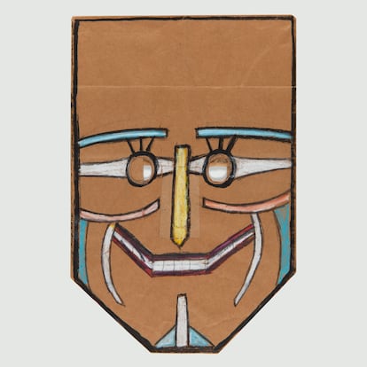 Saul Steinberg. Sin título, 1961-1962. Colección Museum der Moderne Salzburg.
