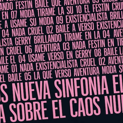 Portada del disco ‘Nueva Sinfonía sobre el caos’, de León Benavente.