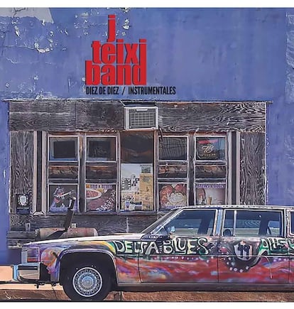 Portada del disco ‘Diez de diez / Instrumentales’, de J. Teixi Band.