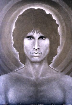 Vision of Morrison by Grace Slick | Grace slick, Grace art, Artist painting
