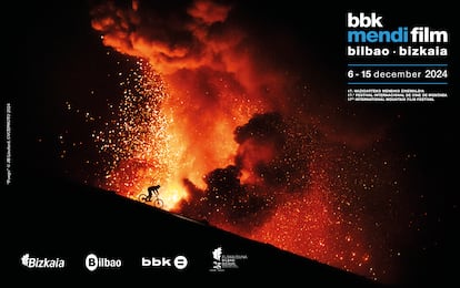 Cartel de la próxima edición del festival BBK Mendi Film Bilbao-Bizkaia.