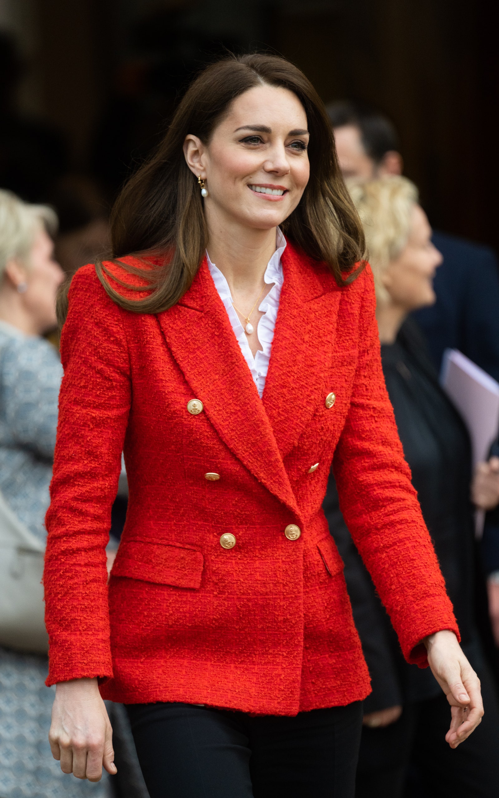 La princesa de Gales durante su visita oficial a Dinamarca.
