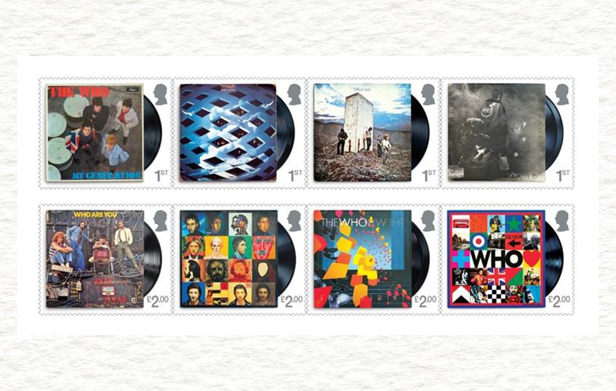 LOS SELLOS DE THE WHO POR SU 60 ANIVERSARIO