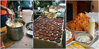 Muestra de imágenes de los eventos que los cocineros israelíes Loren Abramovitch y Daniel Soskolne  celebran en The Hancock, en Brooklyn (Nueva York).