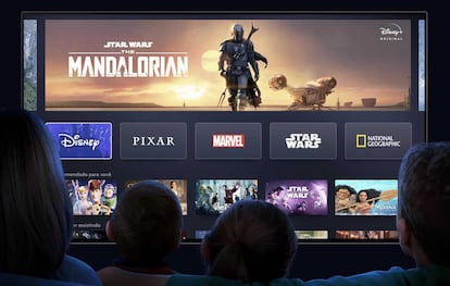 Pantalla de Disney+.