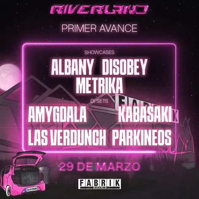 Cartel del Riverland 2025 y entradas del festival asturiano 5 riverland 2025 warm up