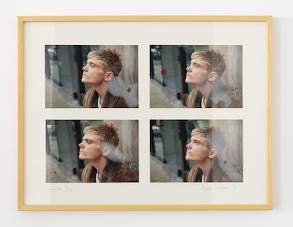 Obra de Darío Villalba: 'Documento Básico Color (Londres, Homeless Boy) – 1998'. Cedida por la galería.