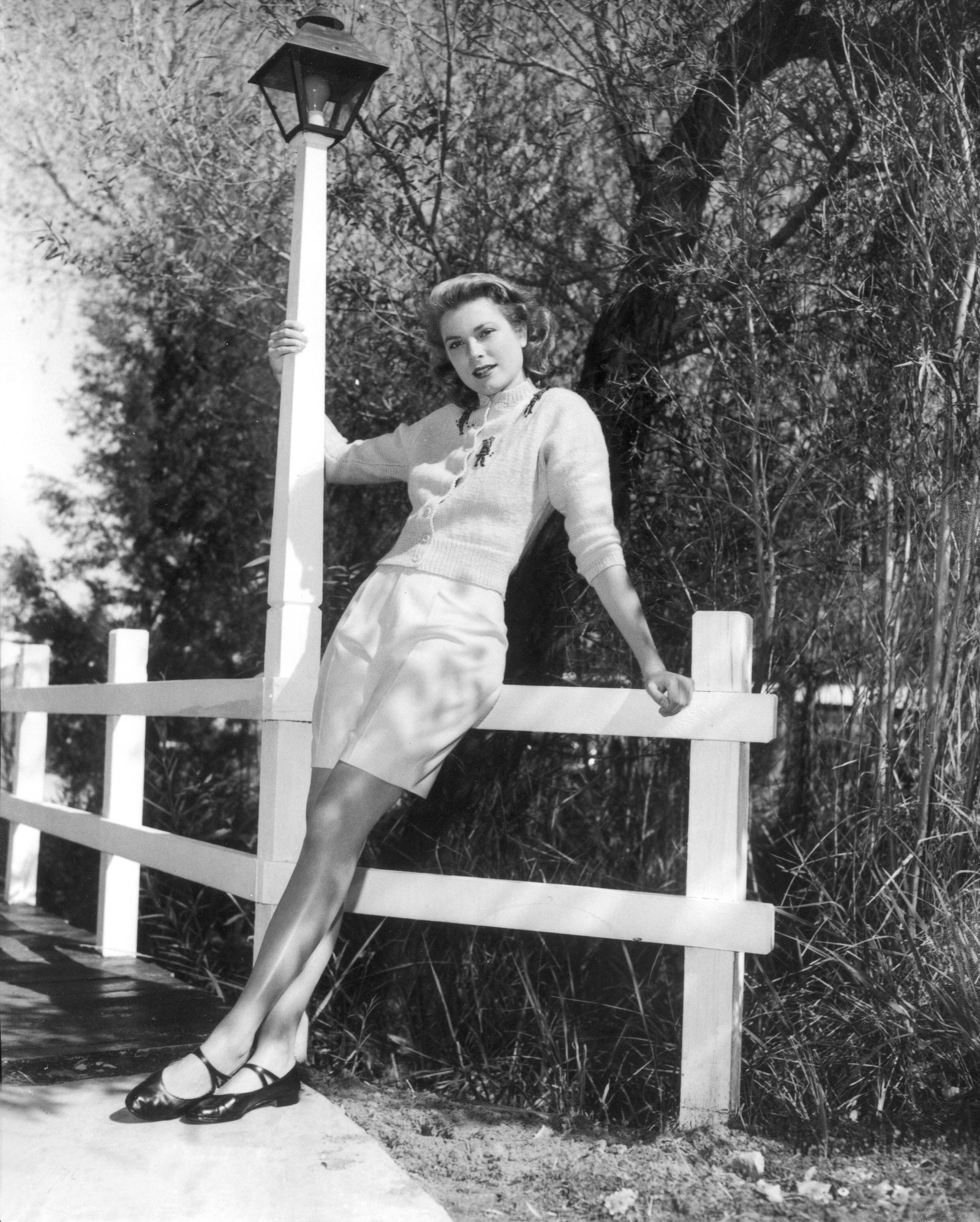 Retrato de Grace Kelly con maryjanes en 1954.