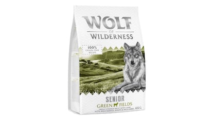 Pienso sin cereales destinado a perros que ya hayan llegado a la etapa de la vejez.