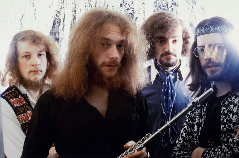 NPG x134877; Jethro Tull (Martin Barre, Ian Anderson, Clive Bunker, Glenn Cornick) - Portrait - National Portrait Gallery