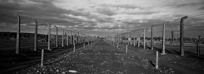 Una imagen del campo de concentración de Auschwitz.