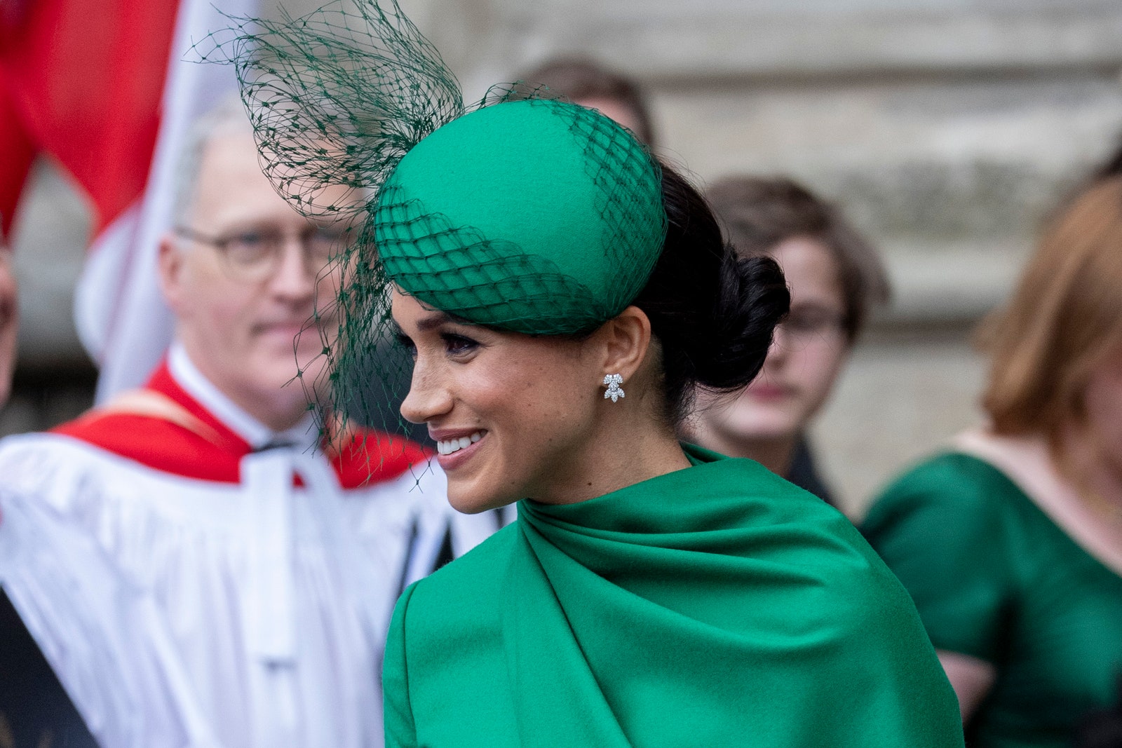 meghan markle harry vestido verde commonwealht duquesa sussex
