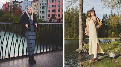 vestidos midi de punto para invierno de springfield.