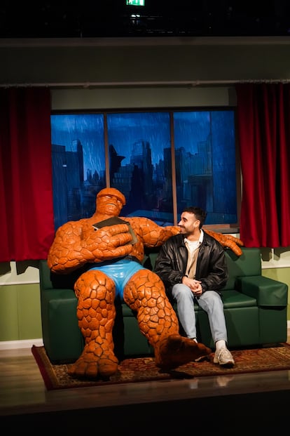Estatua de La Cosa en la exposición ‘Marvel: Universe of Super Heroes’.