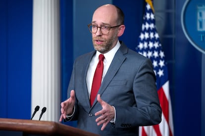 Russell Vought, en la Casa Blanca, en una imagen de marzo de 2019.
