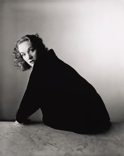Marlene Dietrich, retratada en Nueva York, en 1948.