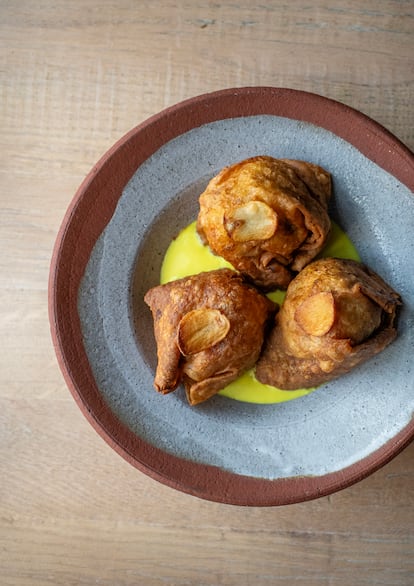 Albóndigas crujientes de 'mansaf'.