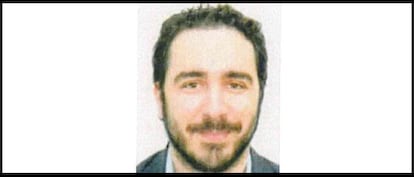 Foto de Víctor de Aldama incorporada a la ficha elaborada por la UCO tras detenerlo.
