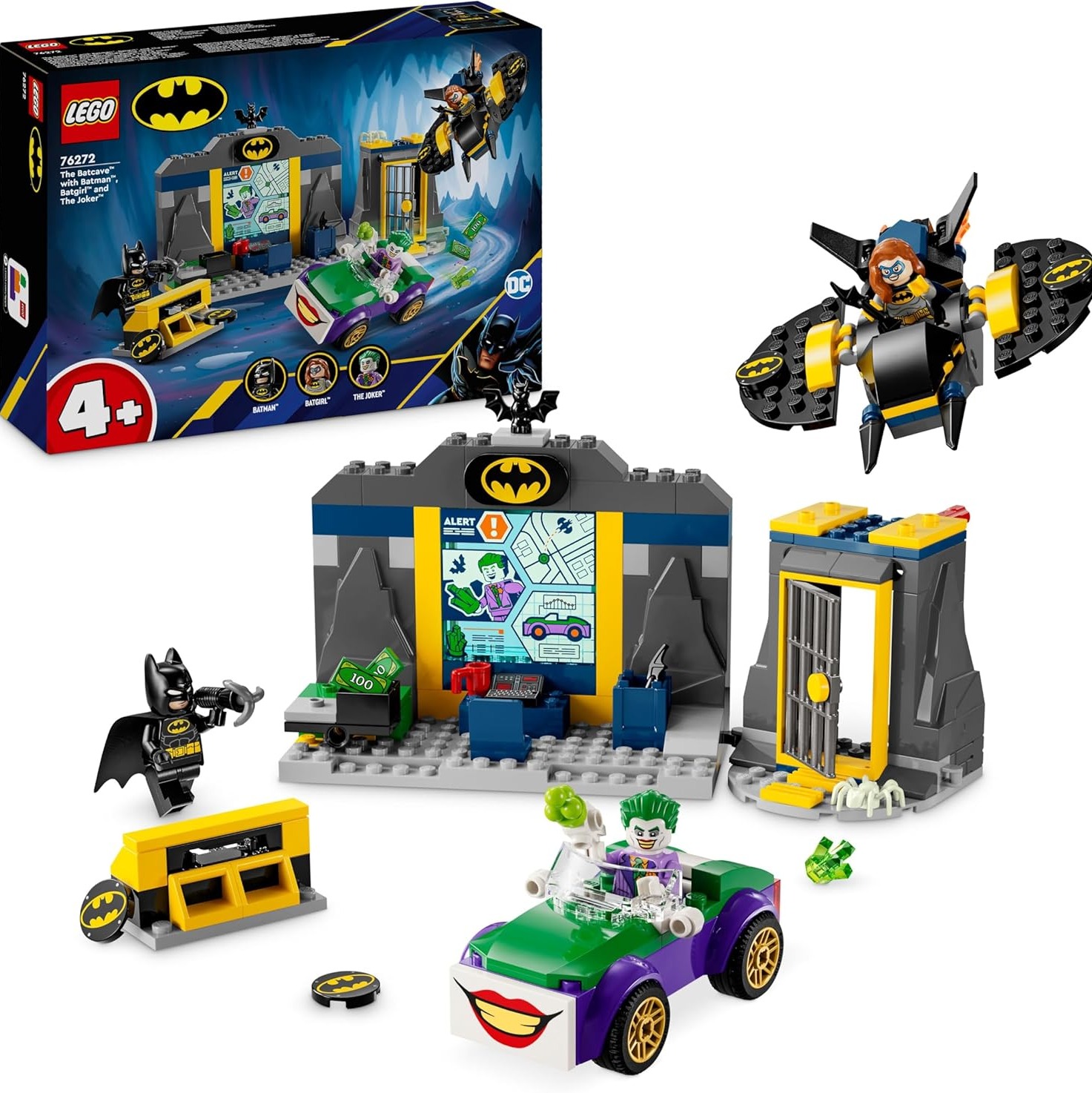 LEGO DC Batman Batcueva con Batman, Batgirl y The Joker