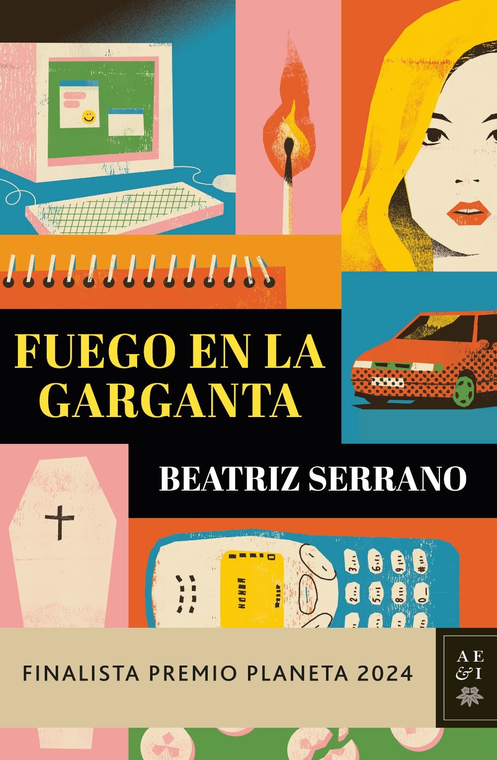 'Fuego en la garganta' es el segundo libro de Beatriz Serrano