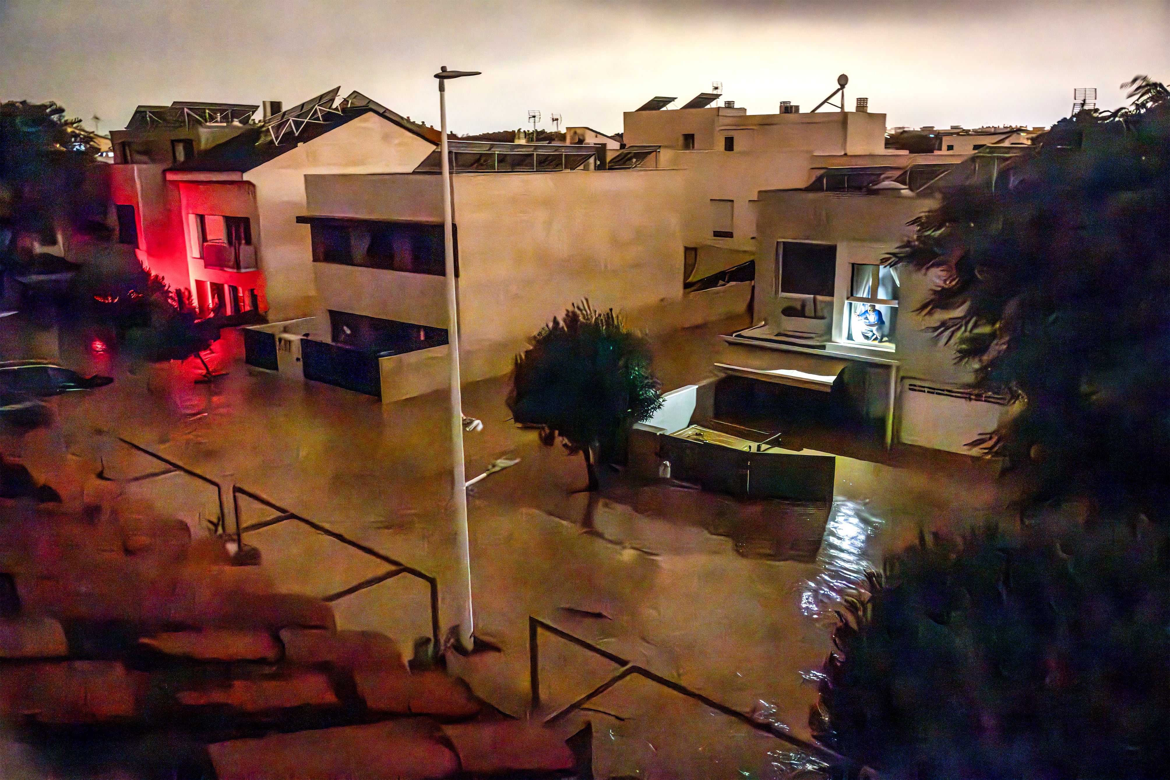 Fotografía tomada por desde la terraza de la casa.