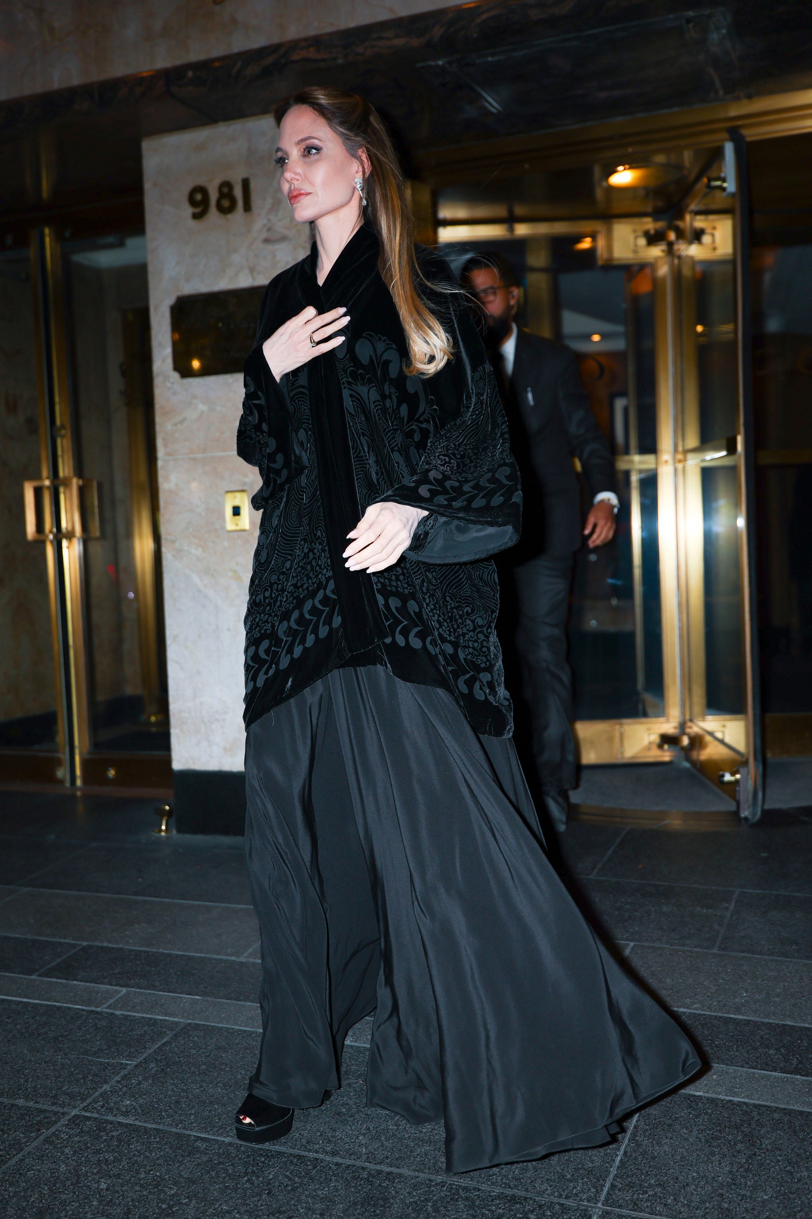 Angelina Jolie con un kimono