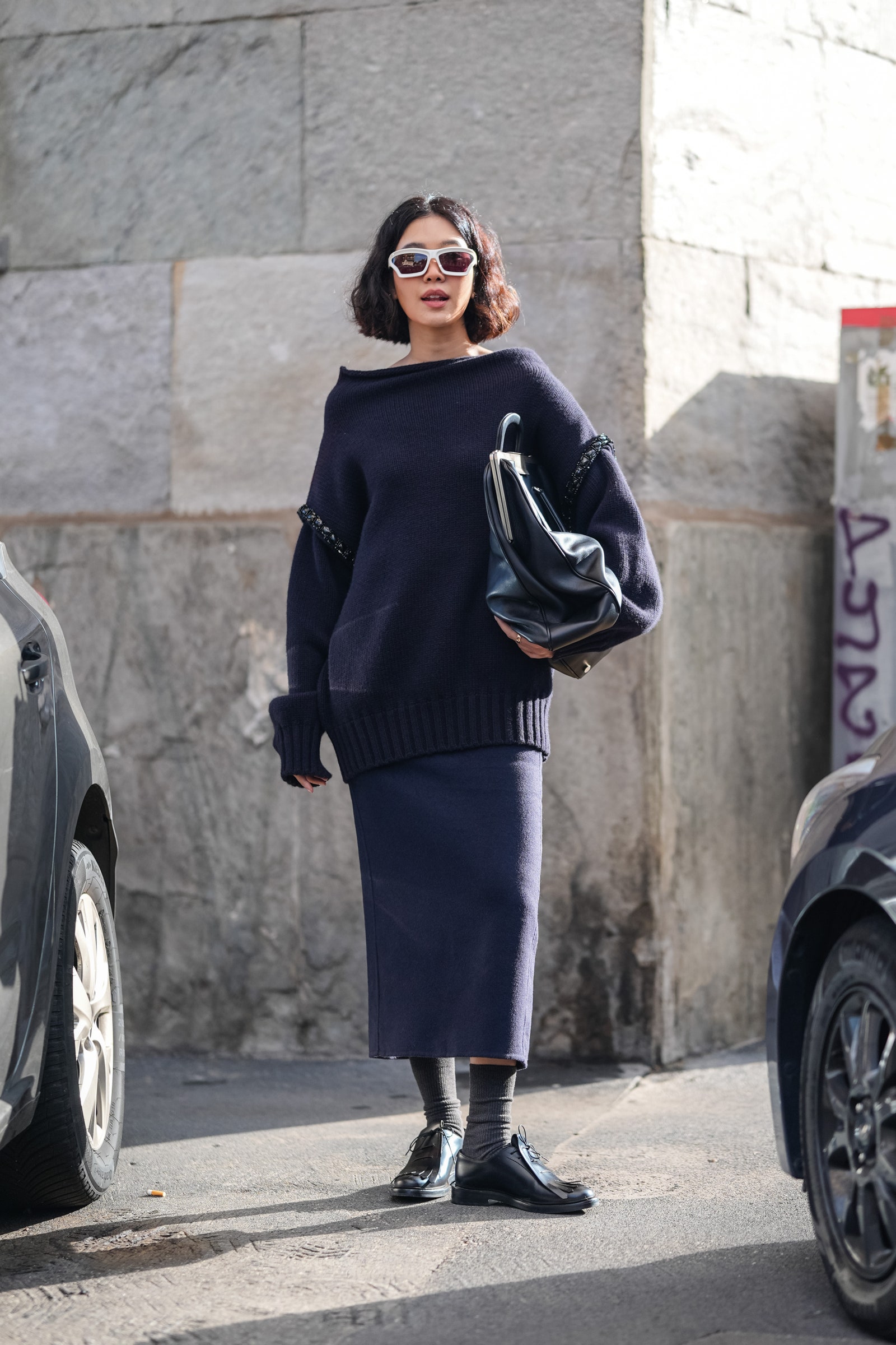 Mocasines con calcetín tendencia otoñoinvierno 20242025