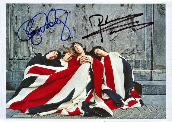 Foto firmada por Pete Townshend y Roger Daltrey X2 - The Who con  certificado de autenticidad