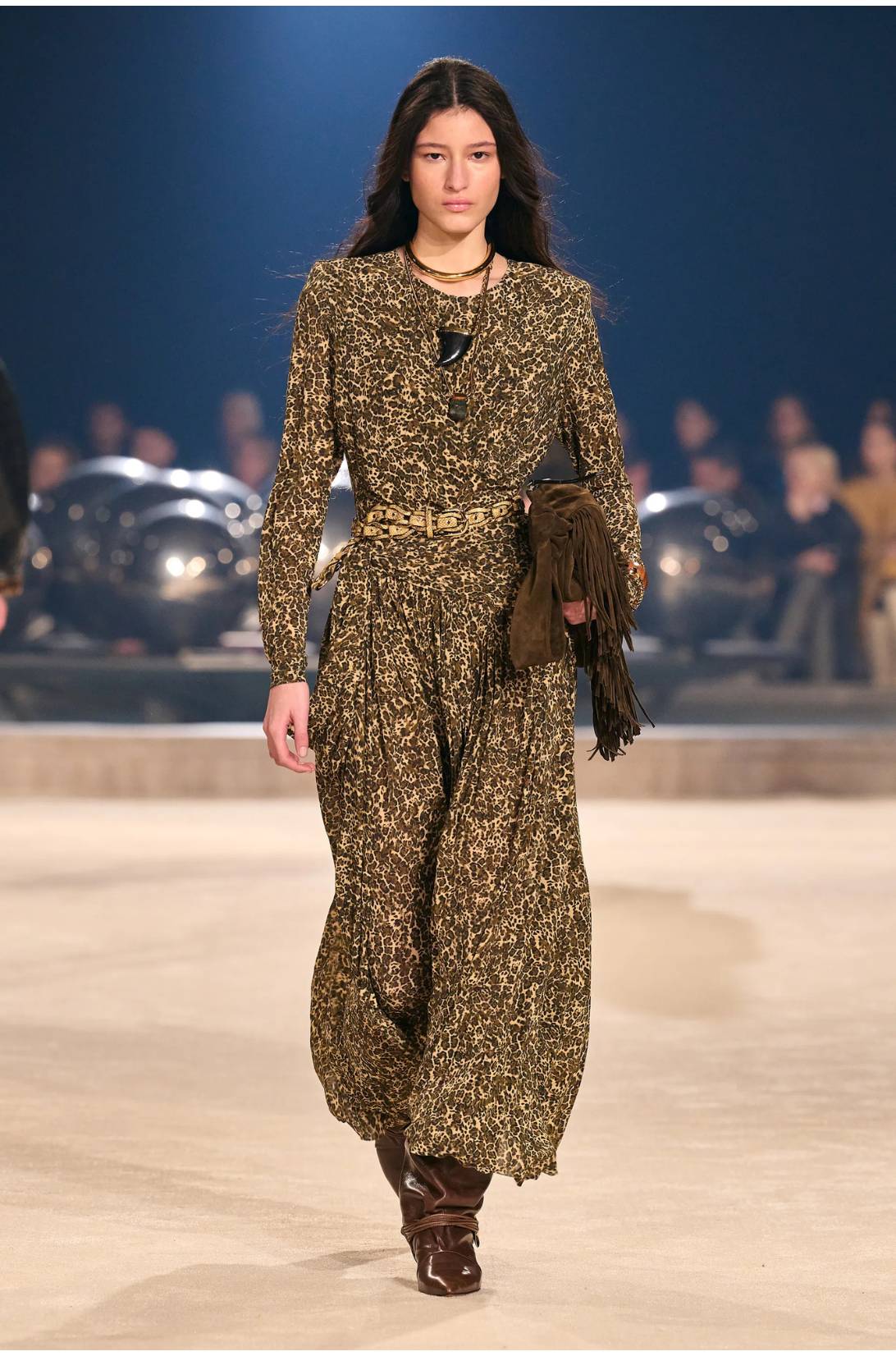 vestido leopardo isabel marant