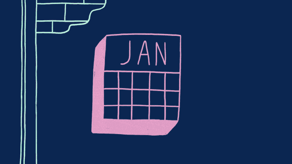 Animación de calendario pasando los meses.- Blog Hola Telcel