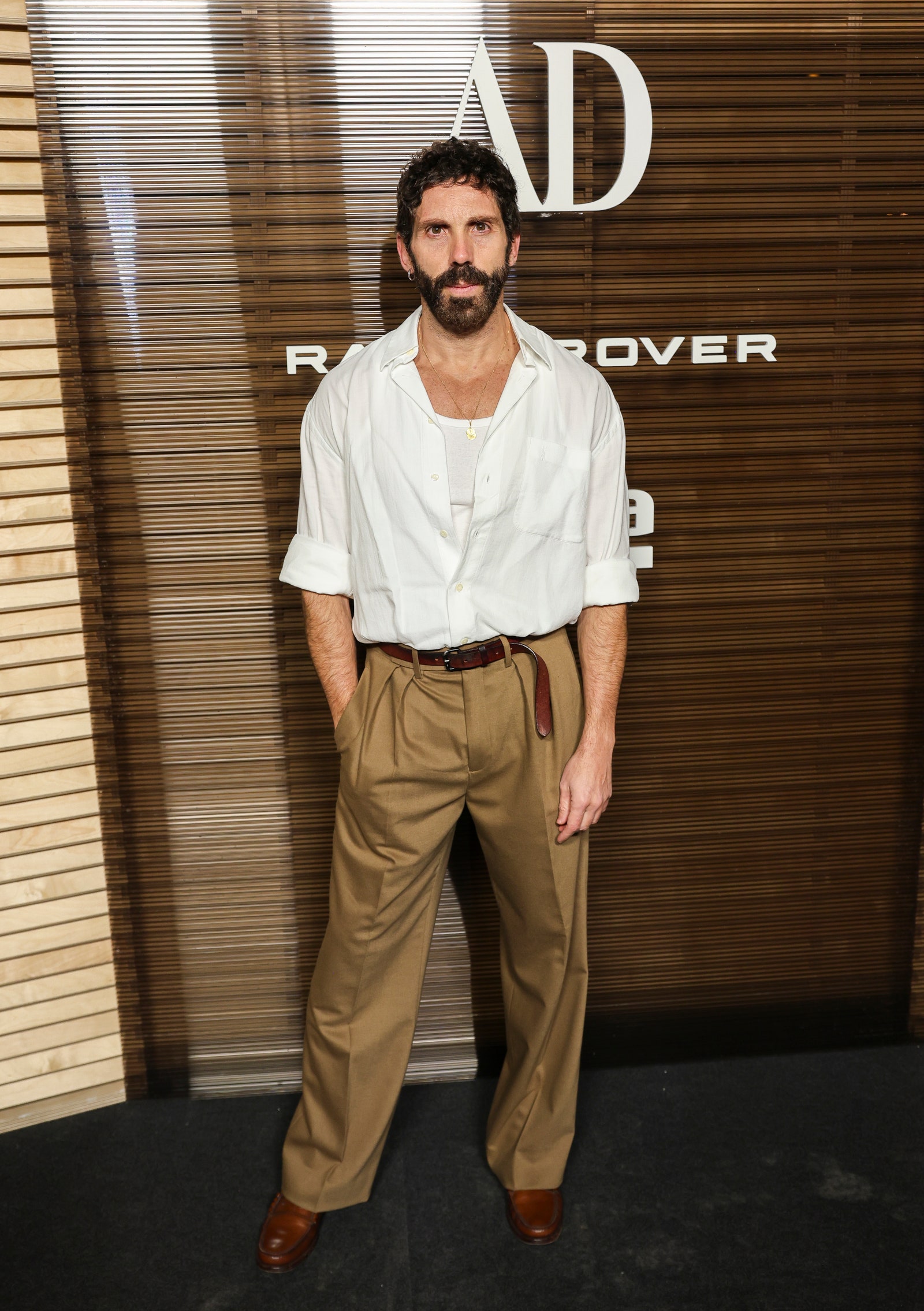 Javier Snchez Medina en el photocall de los Premios AD 2024