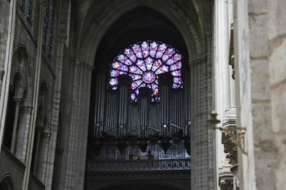 El órgano de la catedral de Notre Dame.