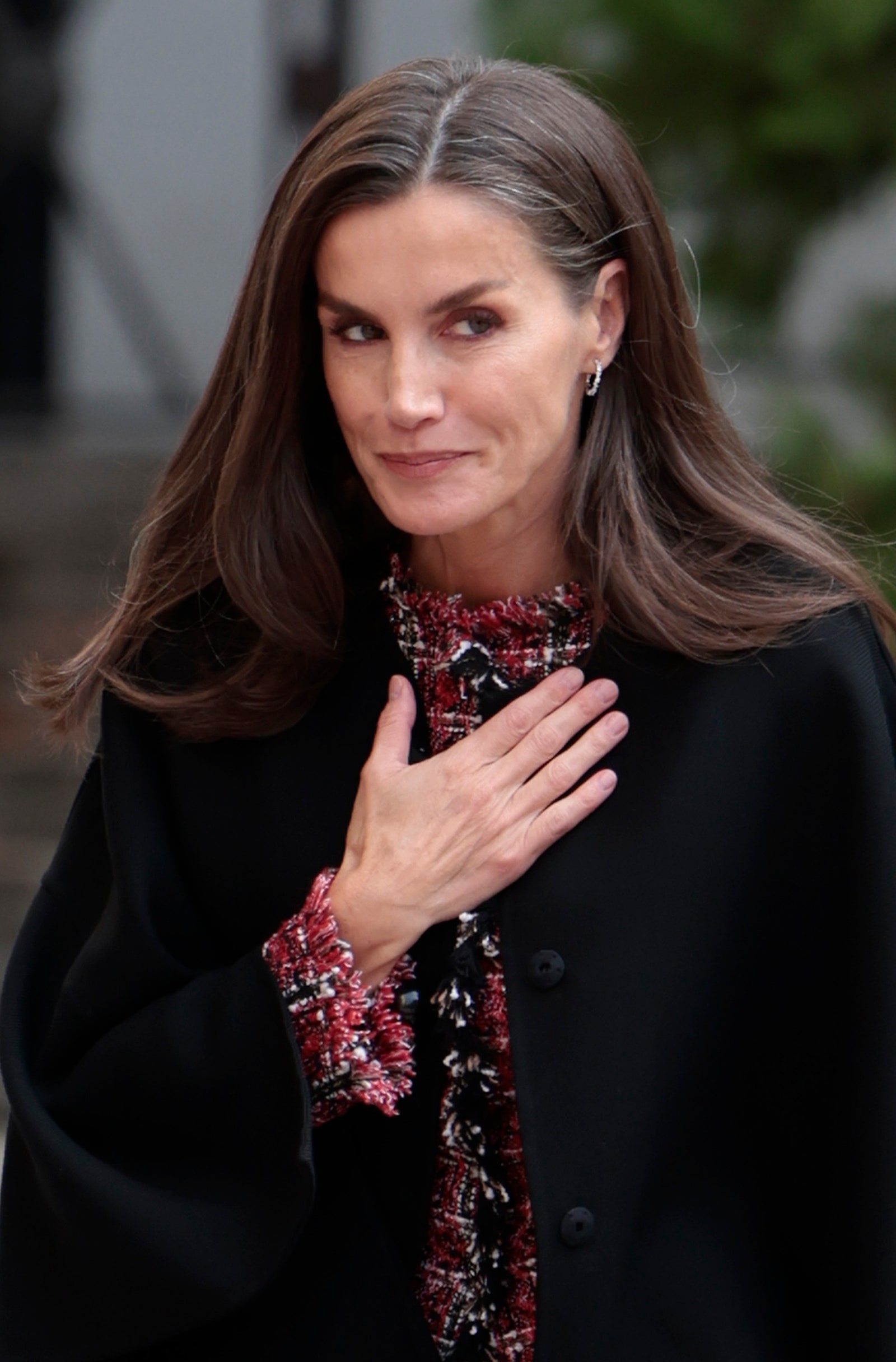 La reina Letizia con pendientes de Singularu