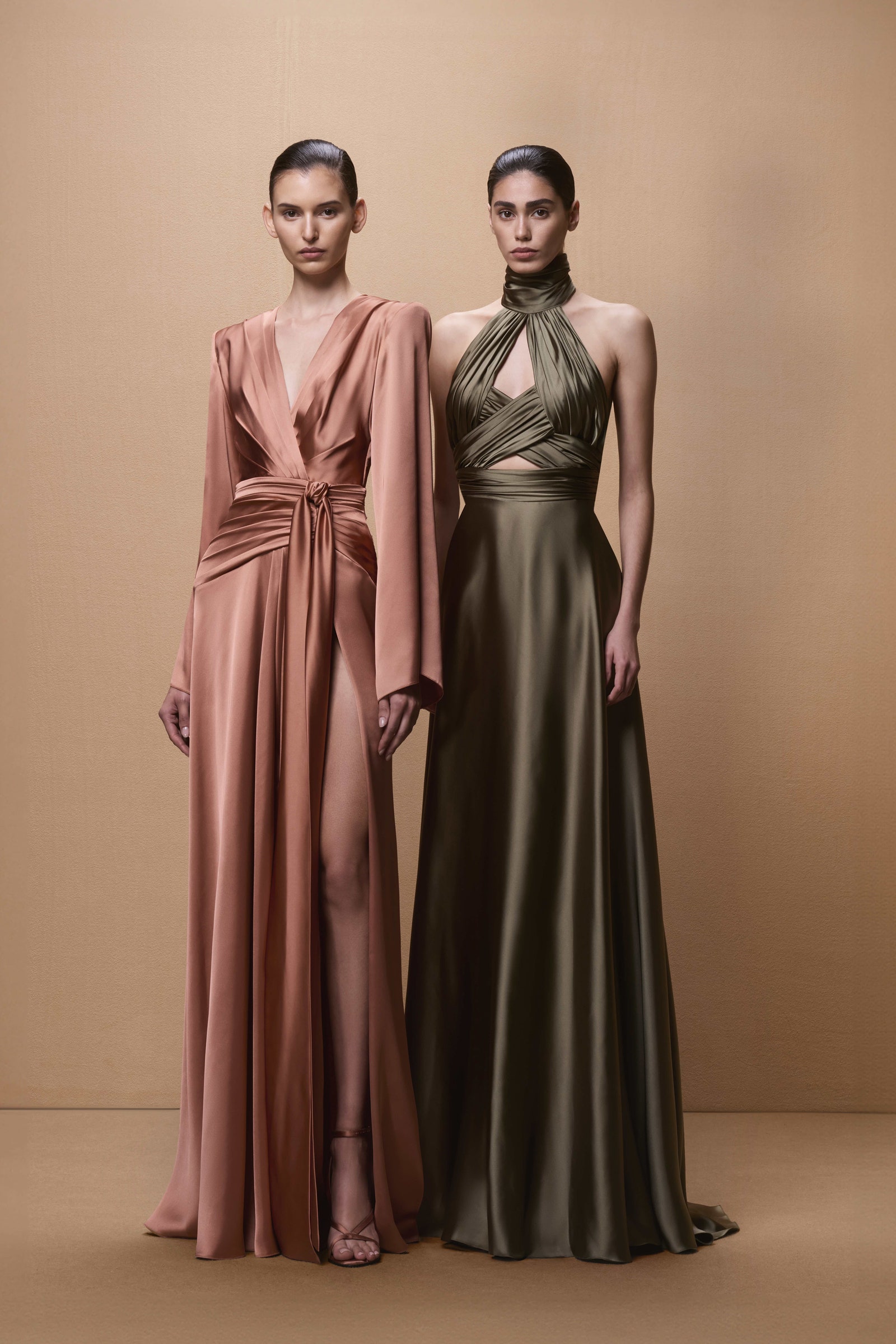 Image may contain Clothing Dress Evening Dress Formal Wear Adult Person Fashion Gown Bridesmaid and Wedding