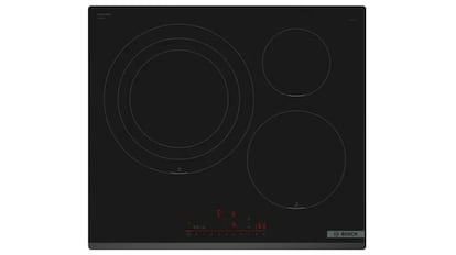 promociones Bosch Navidad: placa con tecnología de inducción y tamaño de 60 x 60 centímetros.