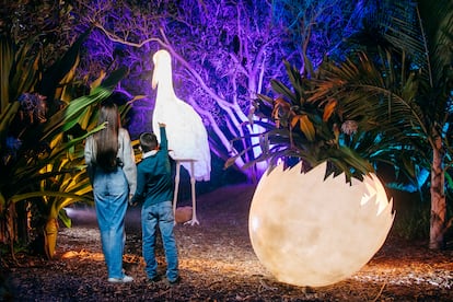 Naturaleza Encendida, en el parque Enrique Tierno Galván.