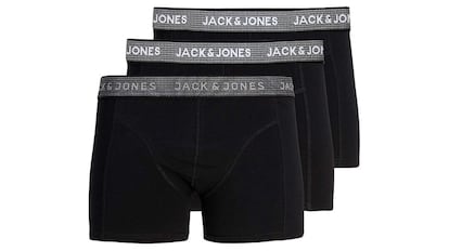 Pack de tres calzoncillos de Jack & Jones.