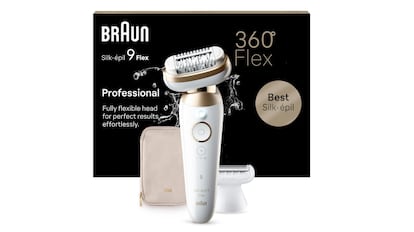 regalos de navidad según presupuesto: depiladora eléctrica Braun con cabezal flexible y autonomía de 50 minutos.
