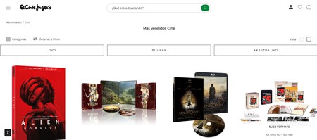Seccion Cine Corte Ingles