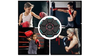 Mejora la coordinación esta máquina de boxeo con música.